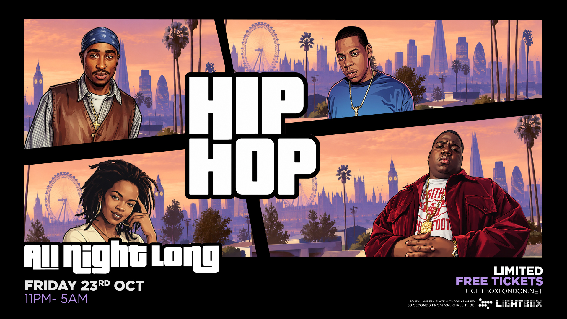 Hiphop All Night Long - Limited Free Tickets