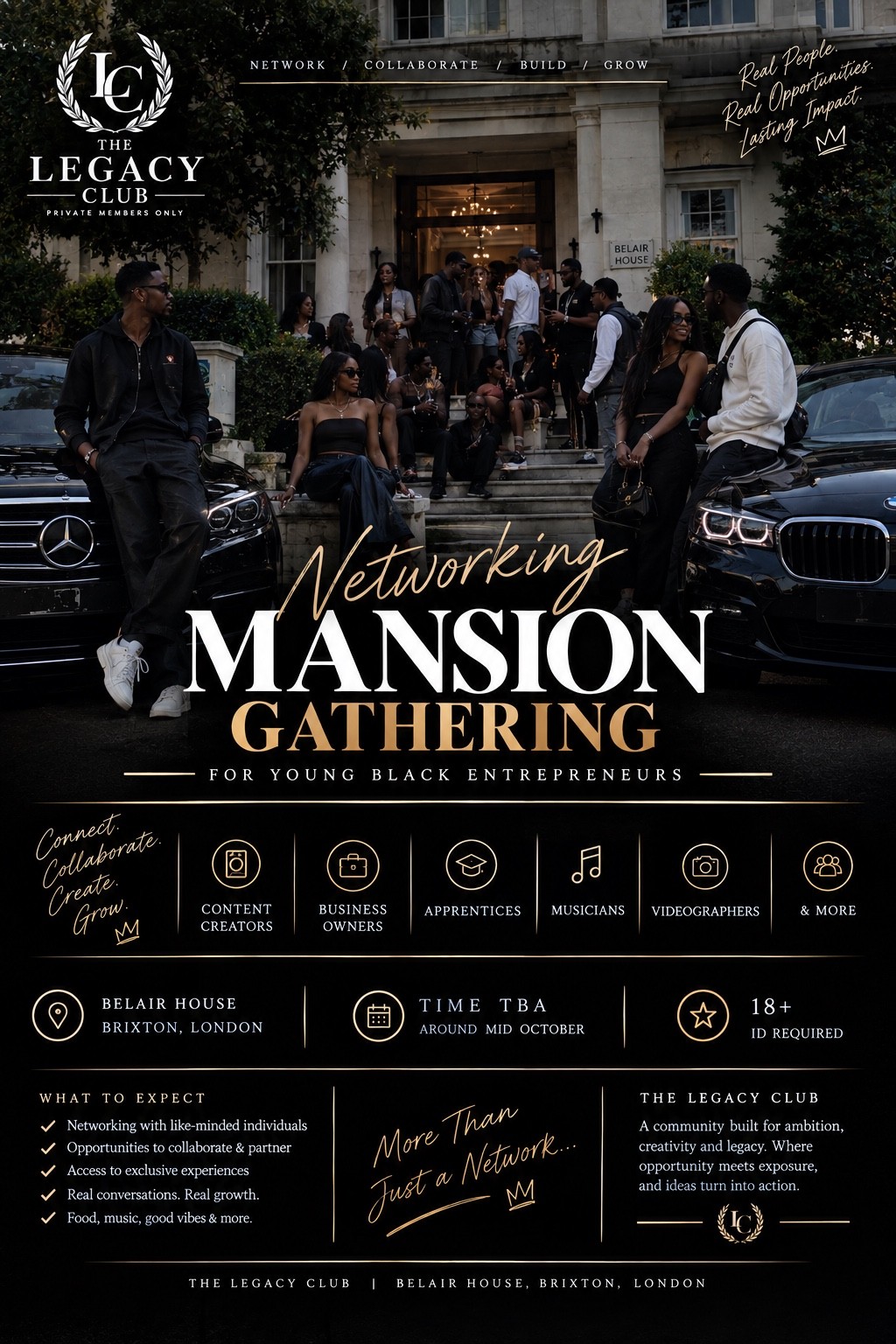 Networking Mansion Party - The Legacy Club
