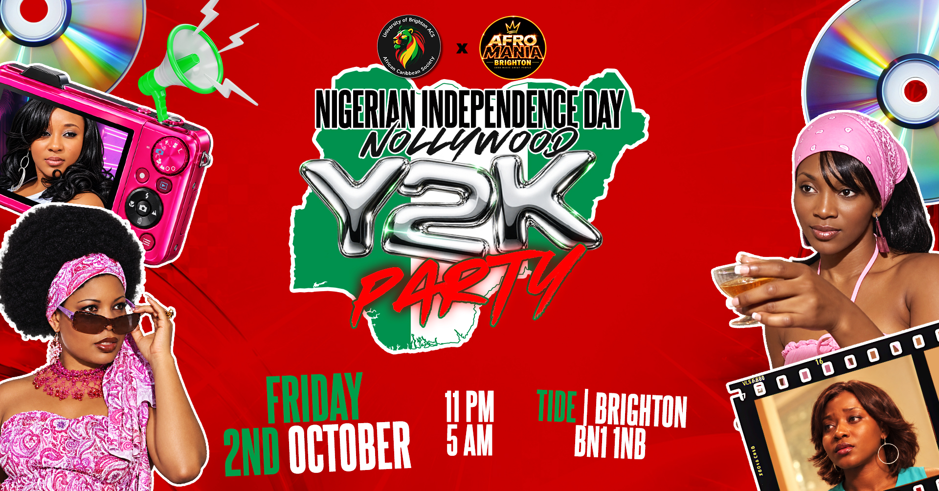 🇳🇬 NIGERIAN INDEPENDENCE DAY — NOLLYWOOD Y2K PARTY 🇳🇬