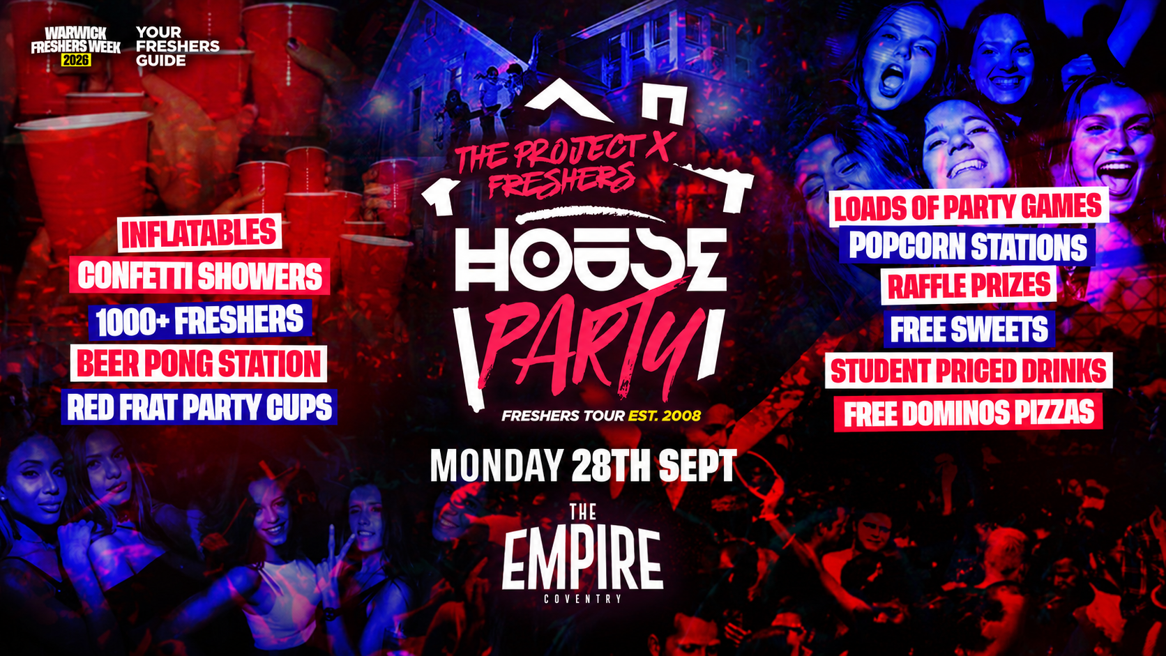 Project X Freshers House Party | Coventry Freshers 2026 & Warwick Freshers 2026
