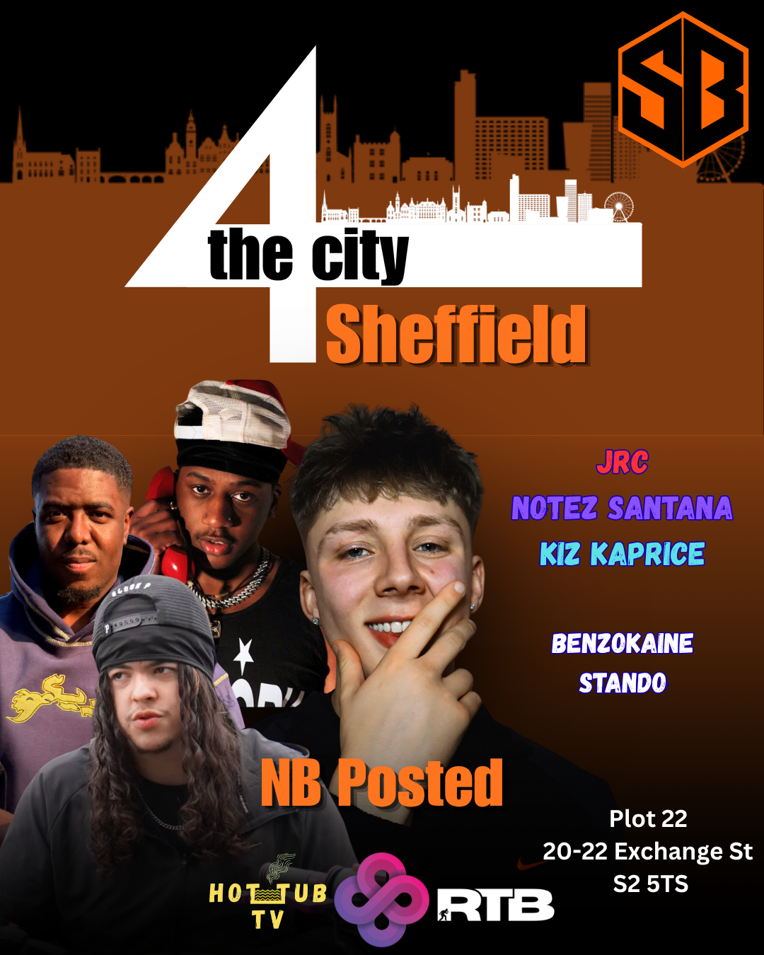 4 THE CITY TOUR - NBPOSTED IN SHEFF #0114