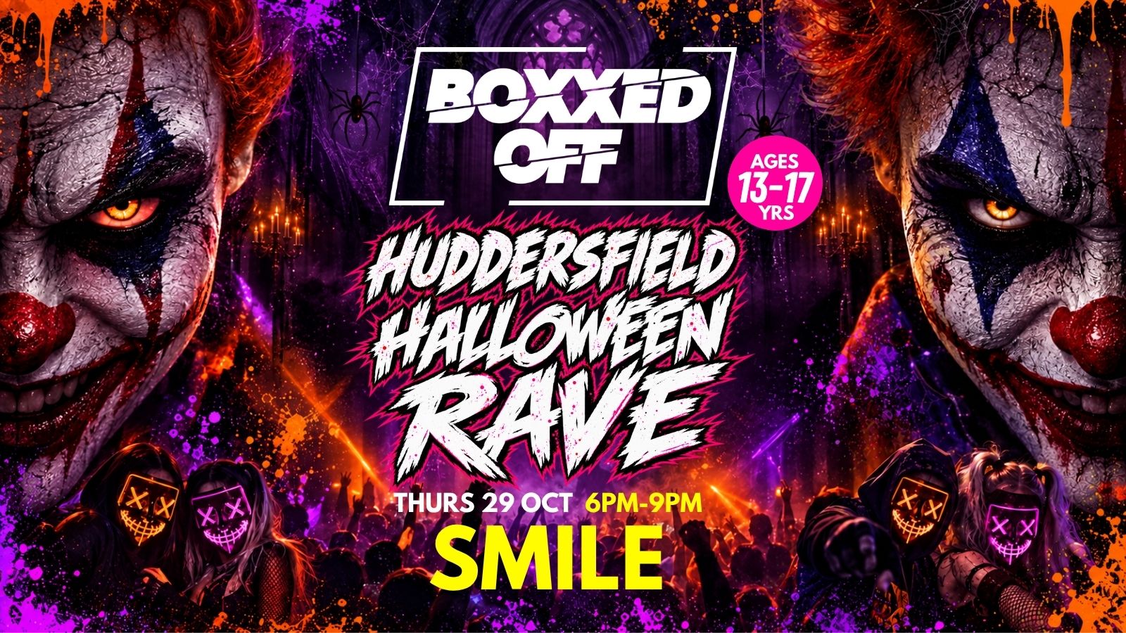BOXXED OFF HUDDERSFIELD HALLOWEEN RAVE