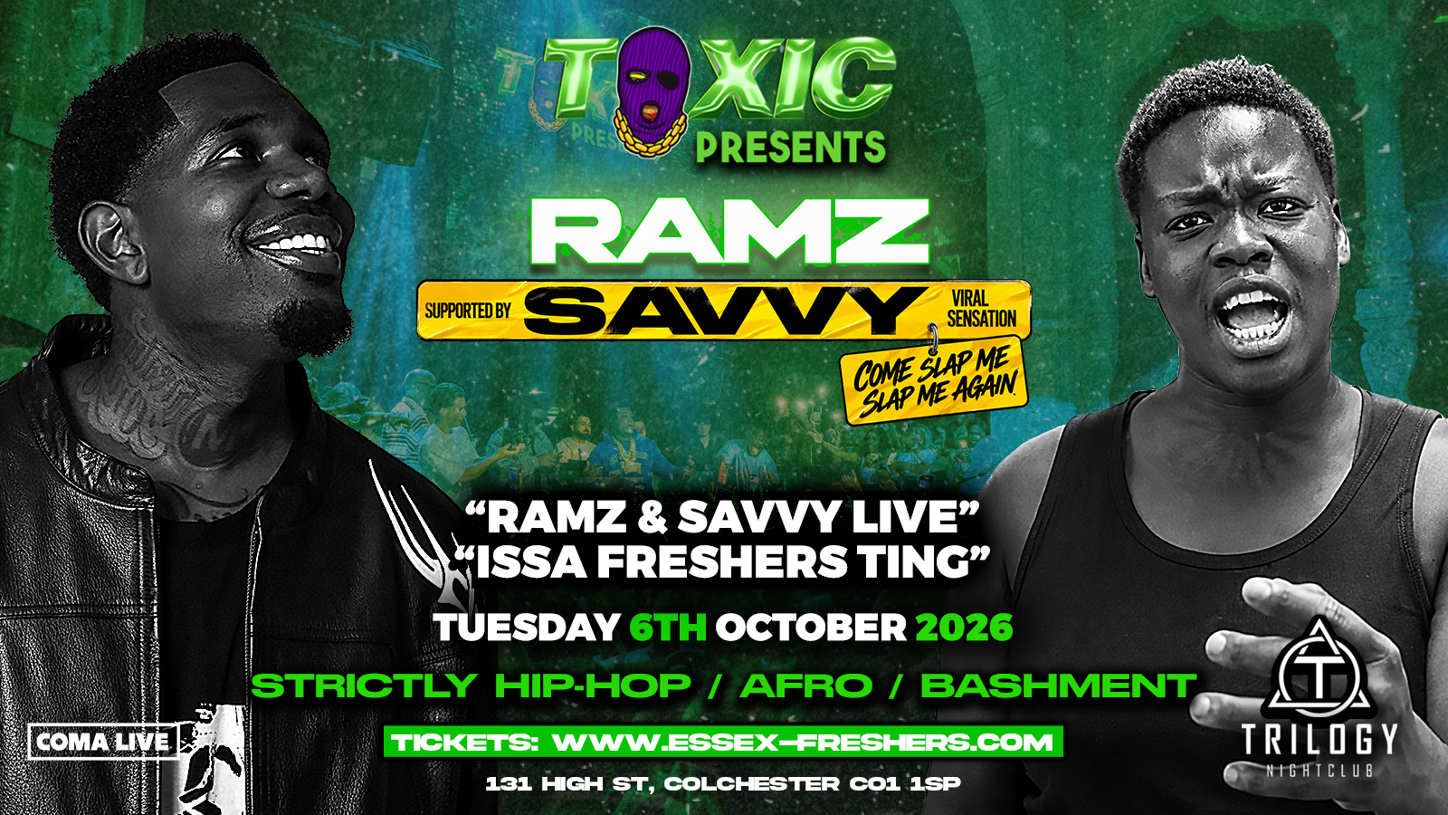 TOXIC 2026 FRESHERS LAUNCH FT. RAMZ & SAVVY LIVE