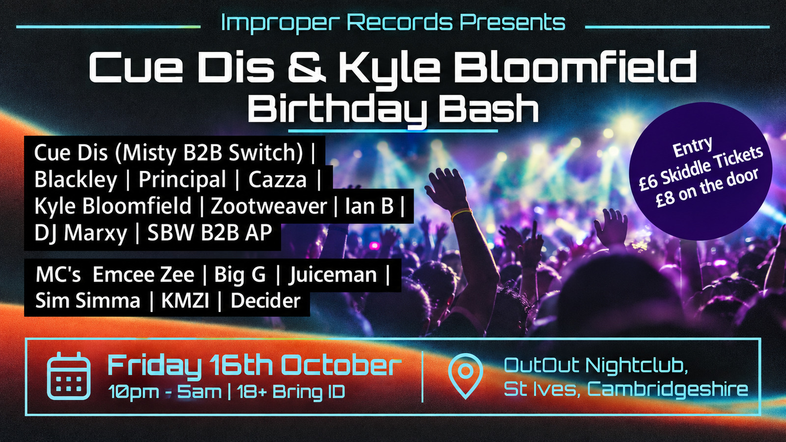 Improper Records — OutOut Nightclub | EventsList.co.uk