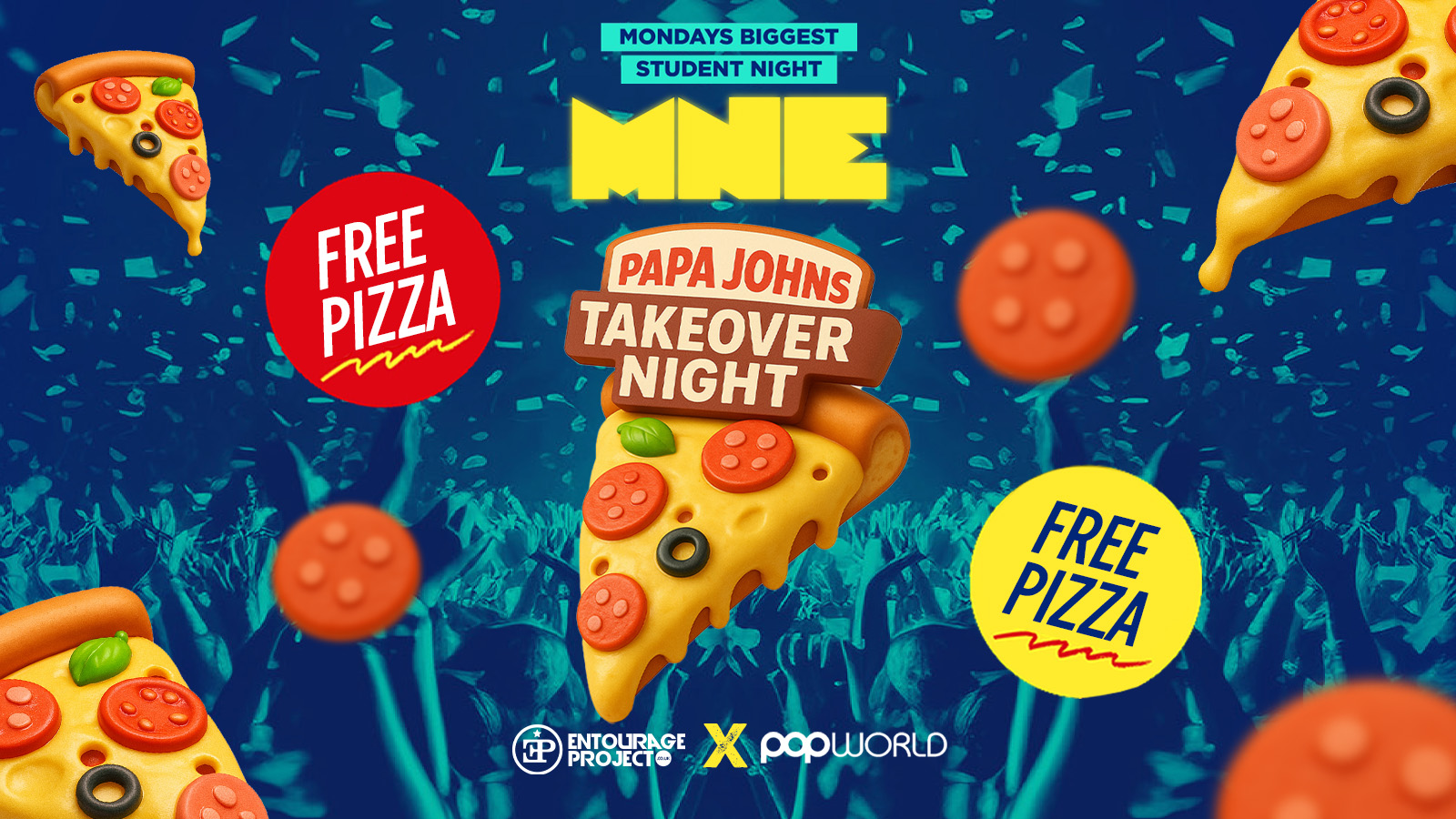 MNE - PAPAJOHNS TAKEOVER🍕💙