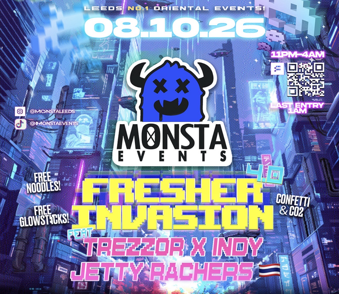 Monsta Leeds Presents: Freshers Invasion 4.0 @Warehouse Leeds