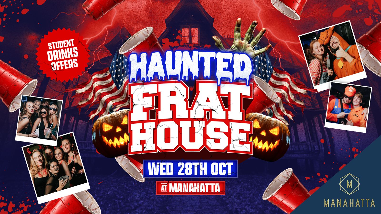 HAUNTED FRAT HOUSE - Halloween Special  2026 🇺🇸👻