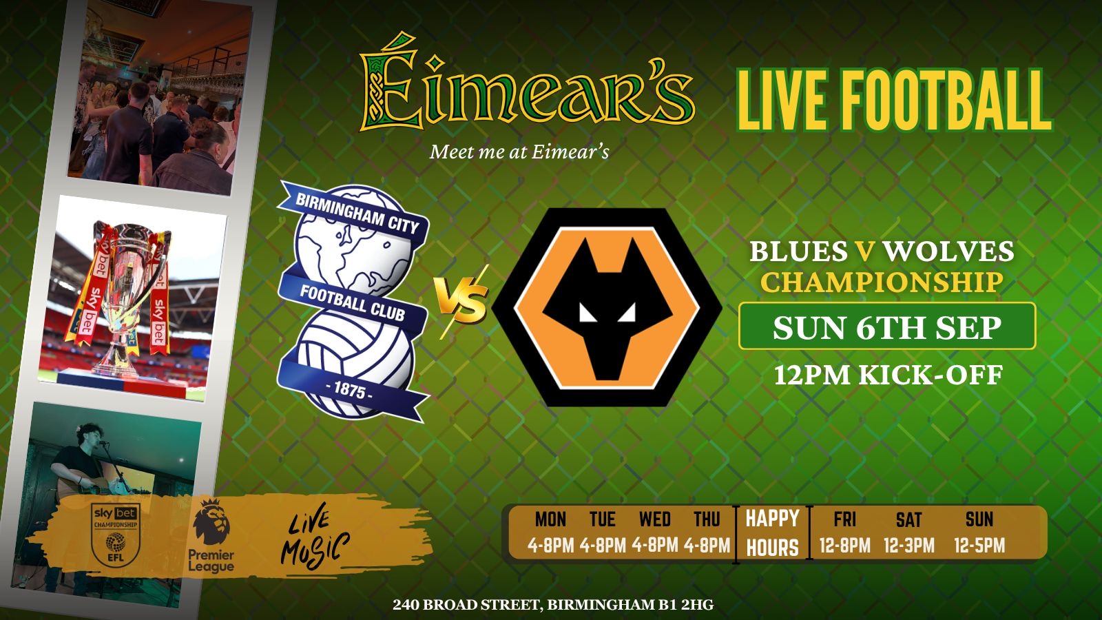 Eimear’s Presents Birmingham City vs Wolves
