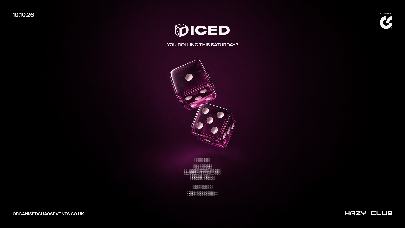 🎲 DICED | 10•10 | HAZY