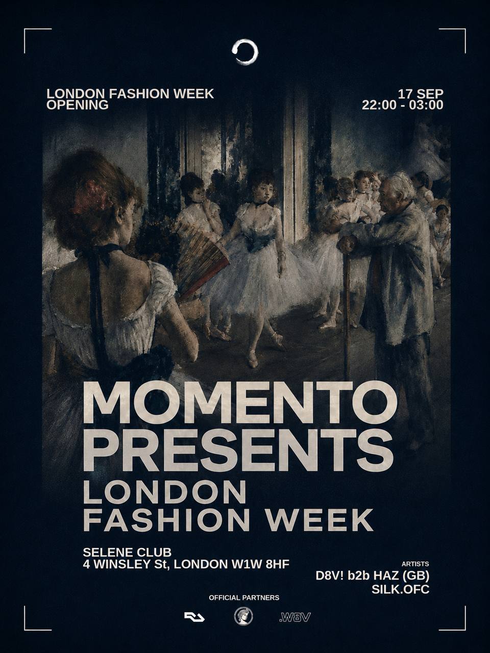 MOMENTO PRESENTS LONDON FASHION WEEK
