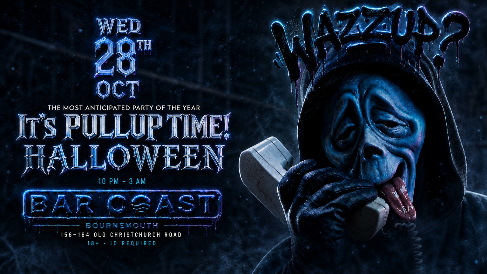 It's PullUp Time! Halloween - Bar Coast Bournemouth