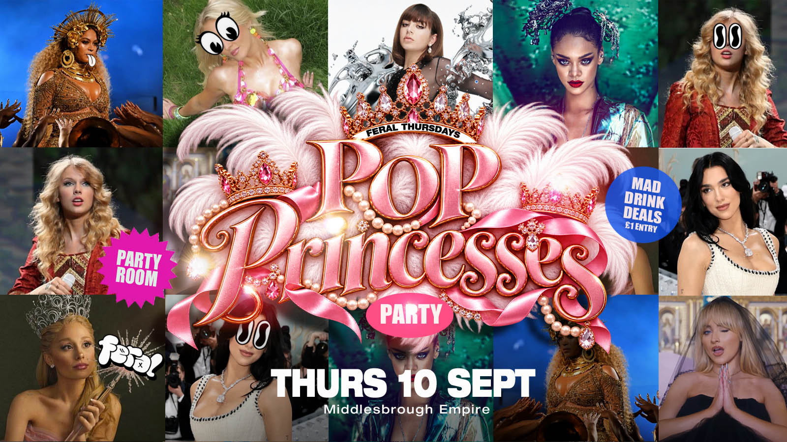 Feral  Pop Princess Party