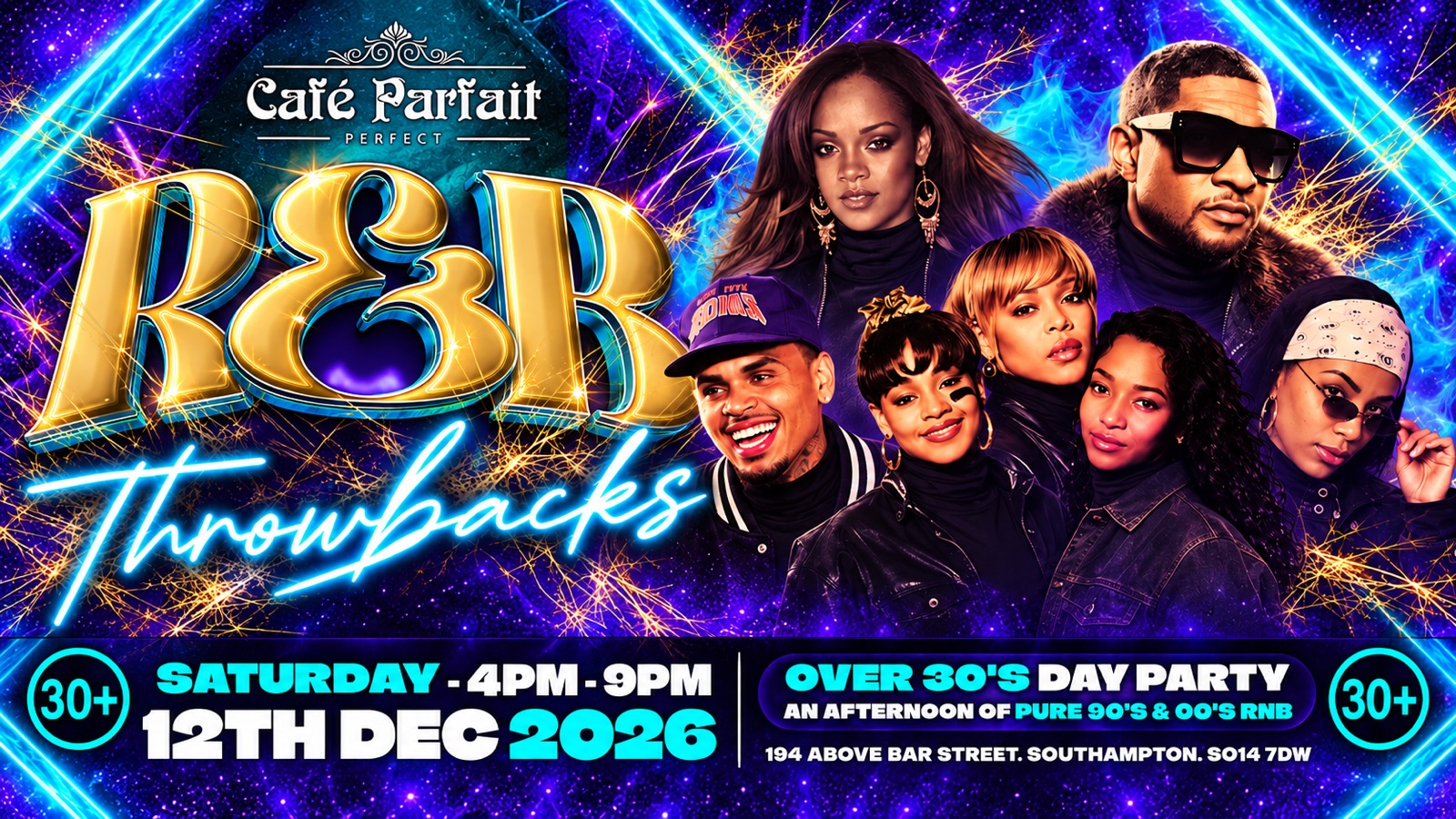 RnB Throwbacks: Over 30's Day Party with 90's & 00's RnB