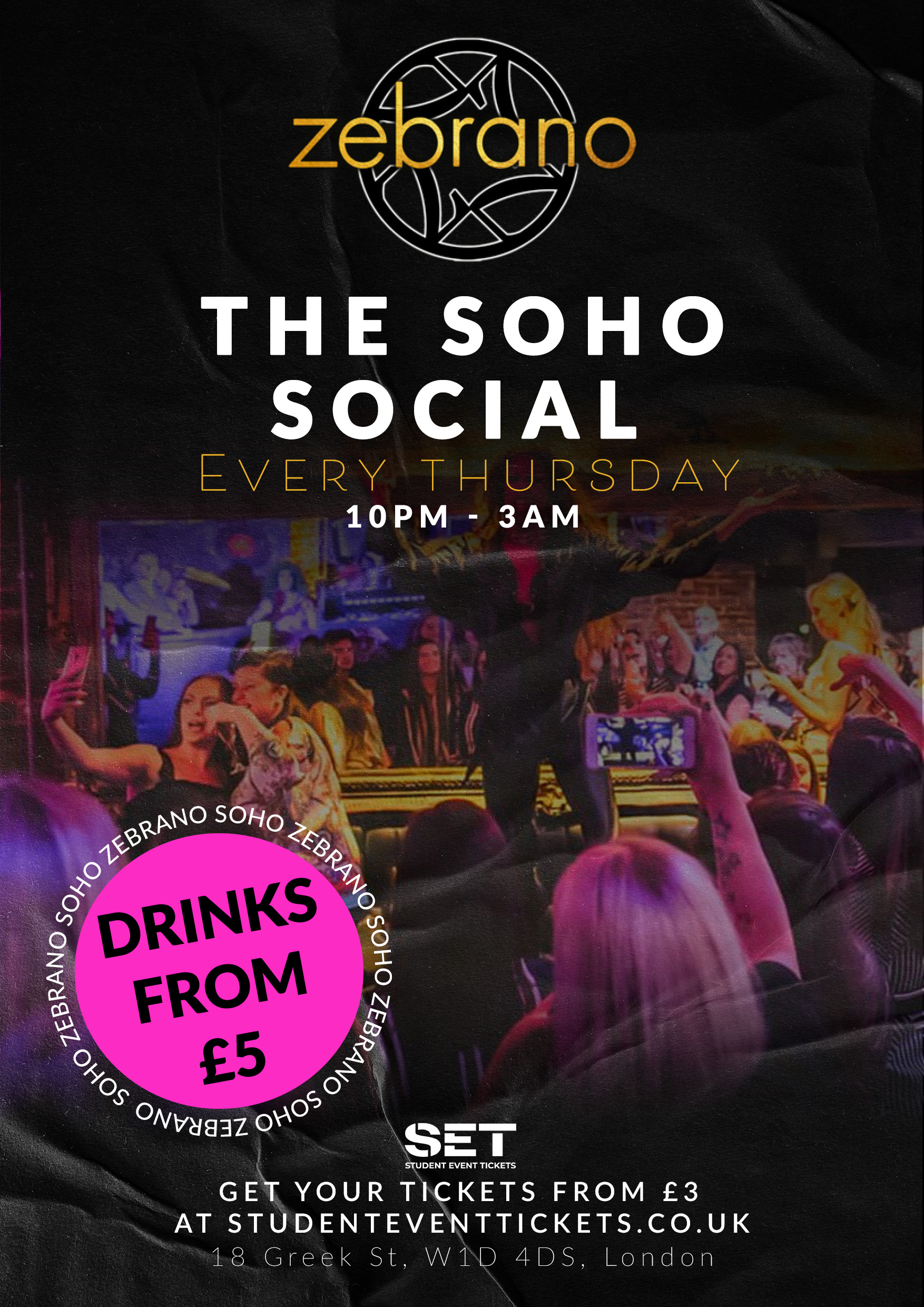 THURSDAYS @ ZEBRANO SOHO 29TH OCTOBER SET