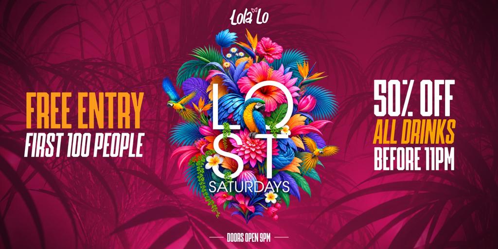 LOST Saturdays @ LOLA LO 🏝️