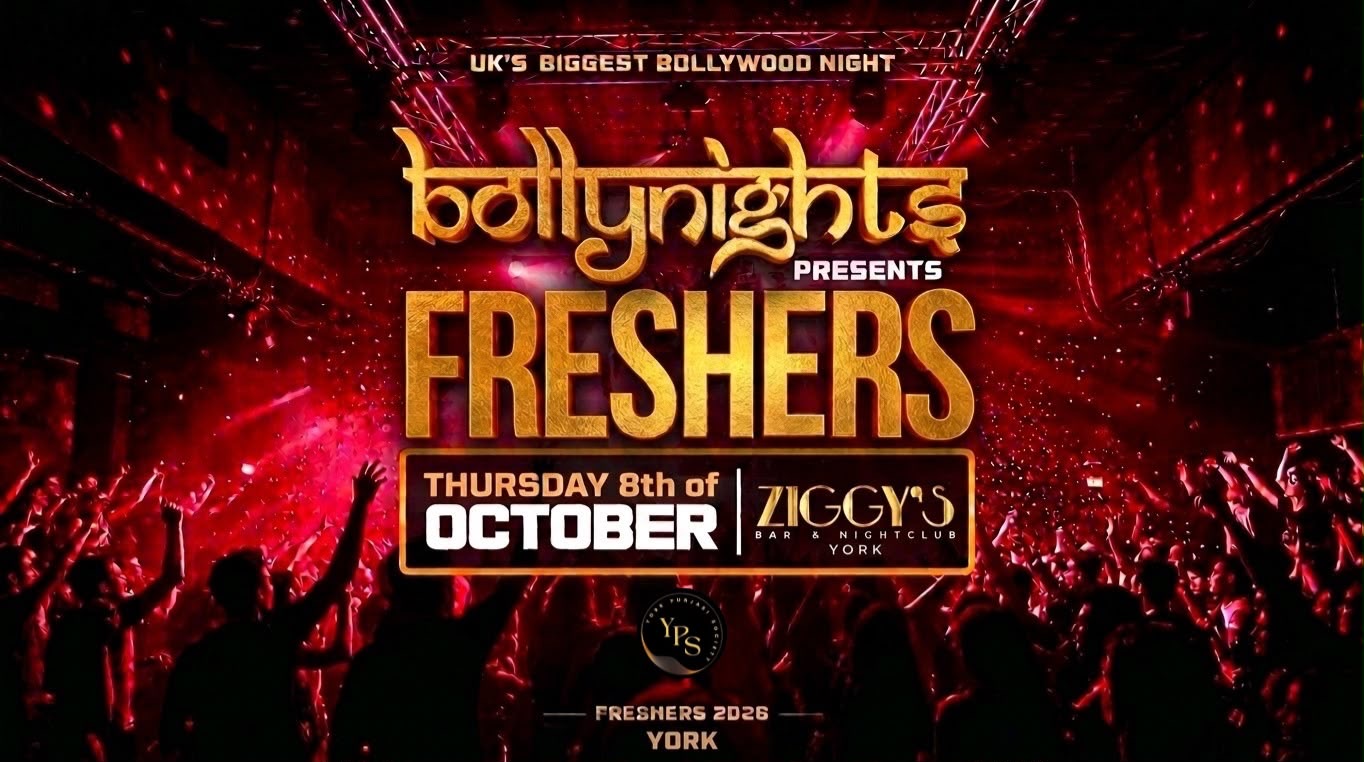 Bollynights York - FREE FRESHERS WELCOME PARTY | Thursday 8th October | Ziggy's