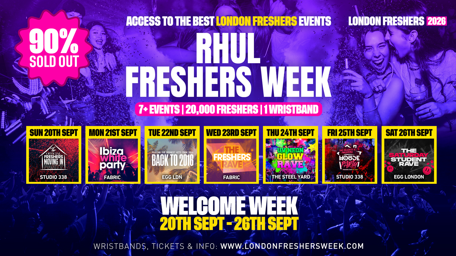 RHUL – Royal Holloway, University of London Freshers – London Freshers Week 2026 – [Welcome Week]