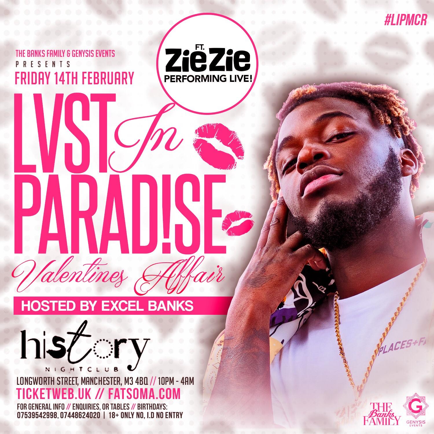 ZIEZIE performing Live in Manchester at History Nightclub, Manchester