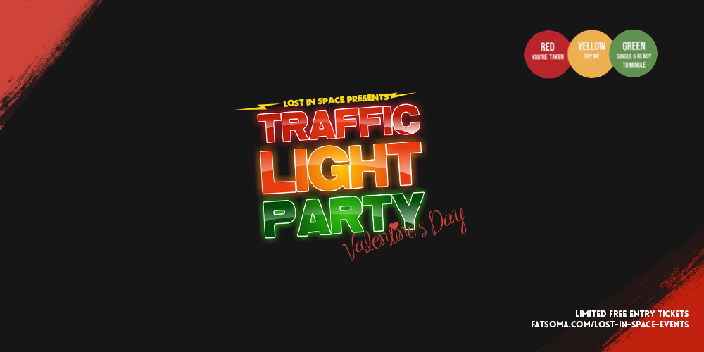 traffic light party valentines day london