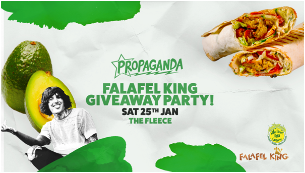 Propaganda Bristol – Falafel King Giveaway!