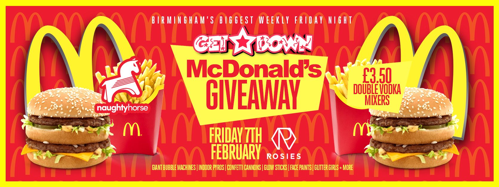 Get Down Fridays: MCDONALDS GIVEAWAY – Rosies! [Final Tickets]