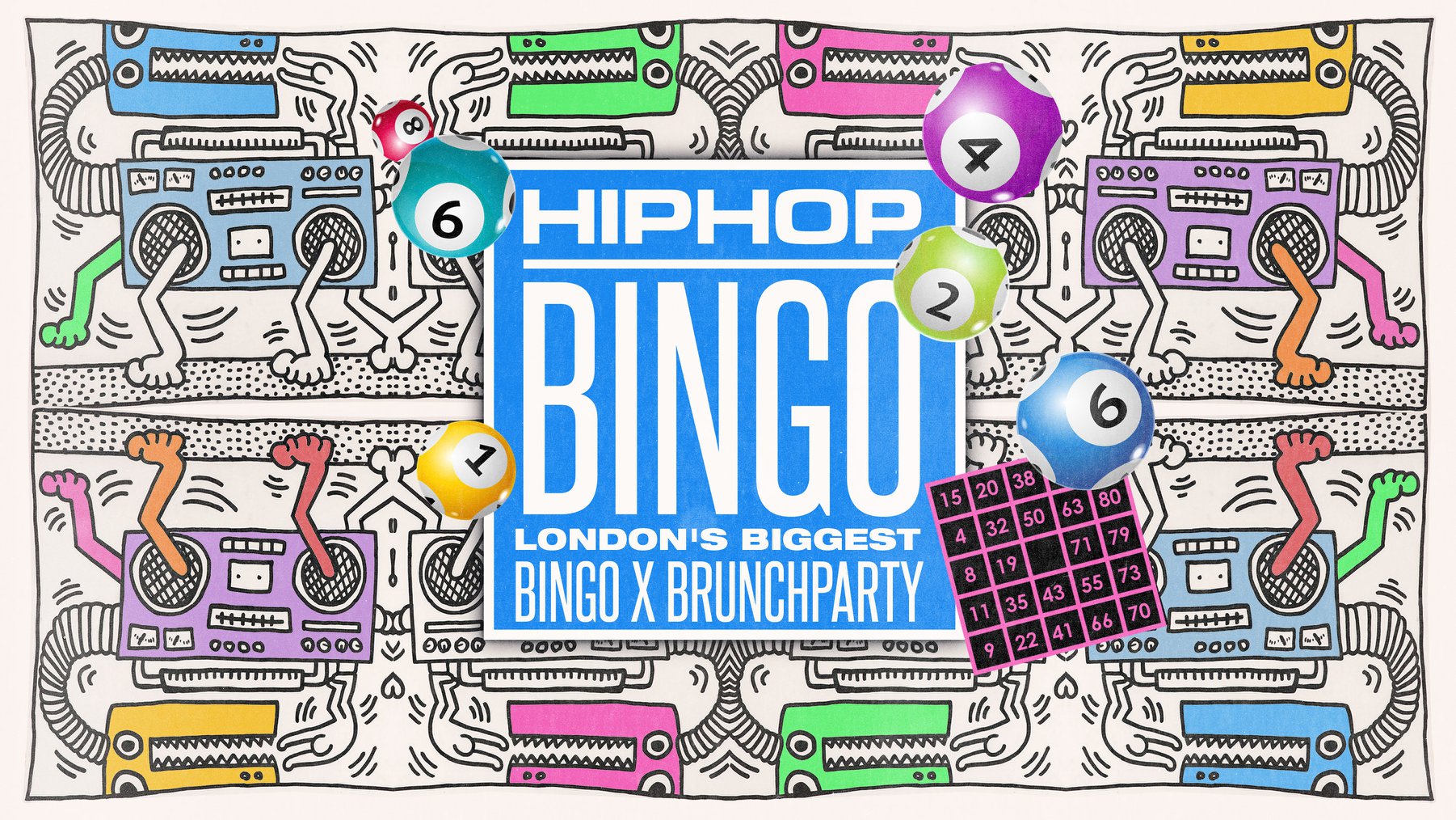 The London HipHop Bingo Brunch ? March 29th | Live at Dabbers ?