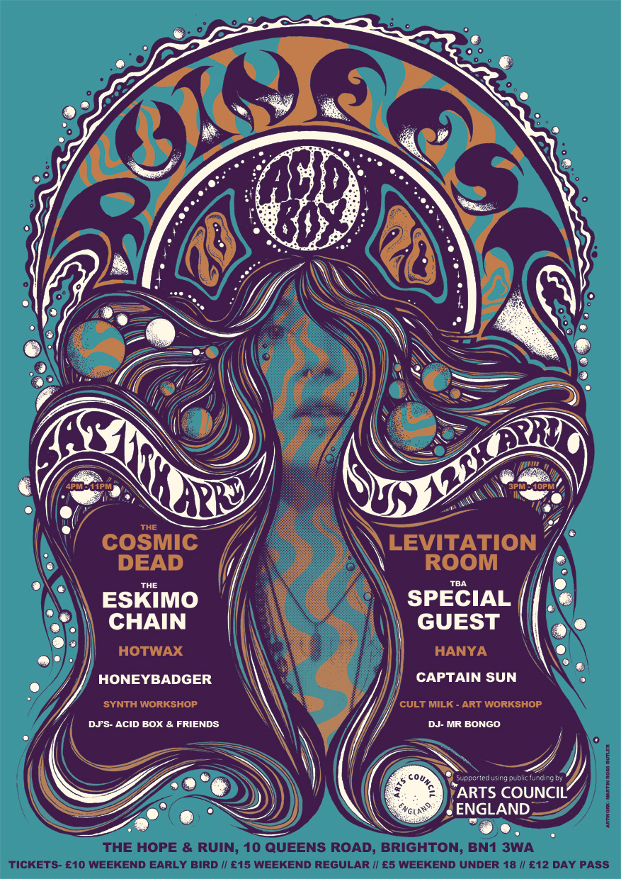 Postponed The Hope & Ruin Ruinfest ~ Acid Box Brighton