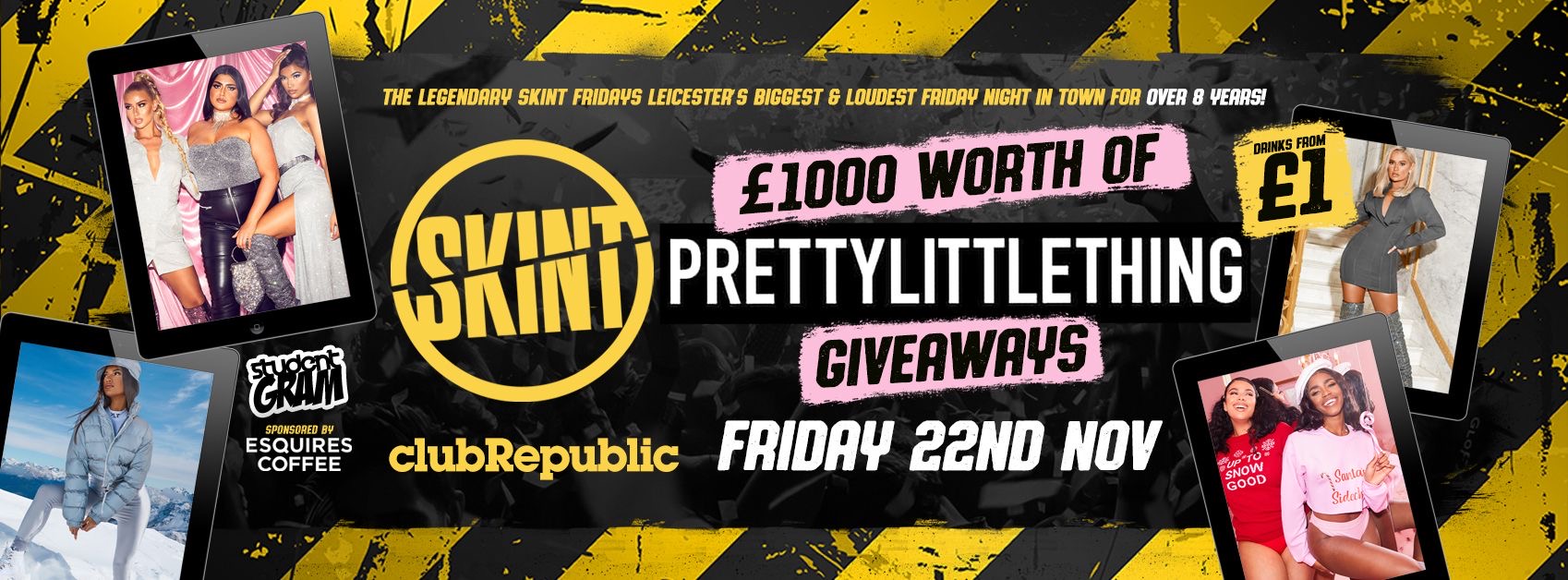 ★ SKINT Friday’s ★ PRETTY LITTLE THING Give-A-Way! ★ £1 WKD’s ★