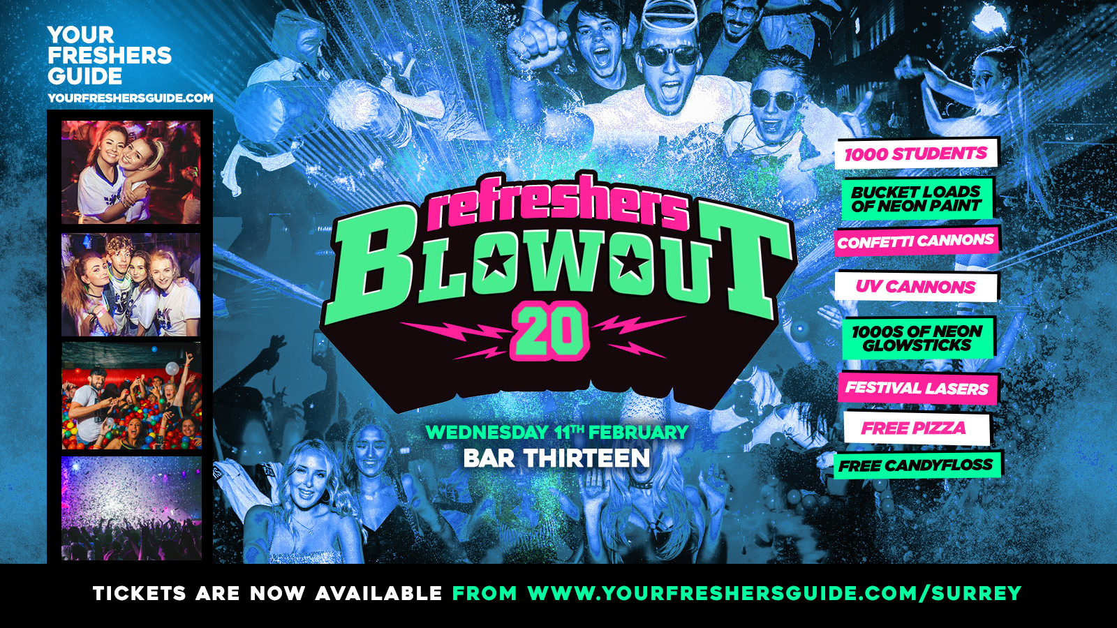 Last 50 Tickets! – The Refreshers Blowout – Surrey / Guildford