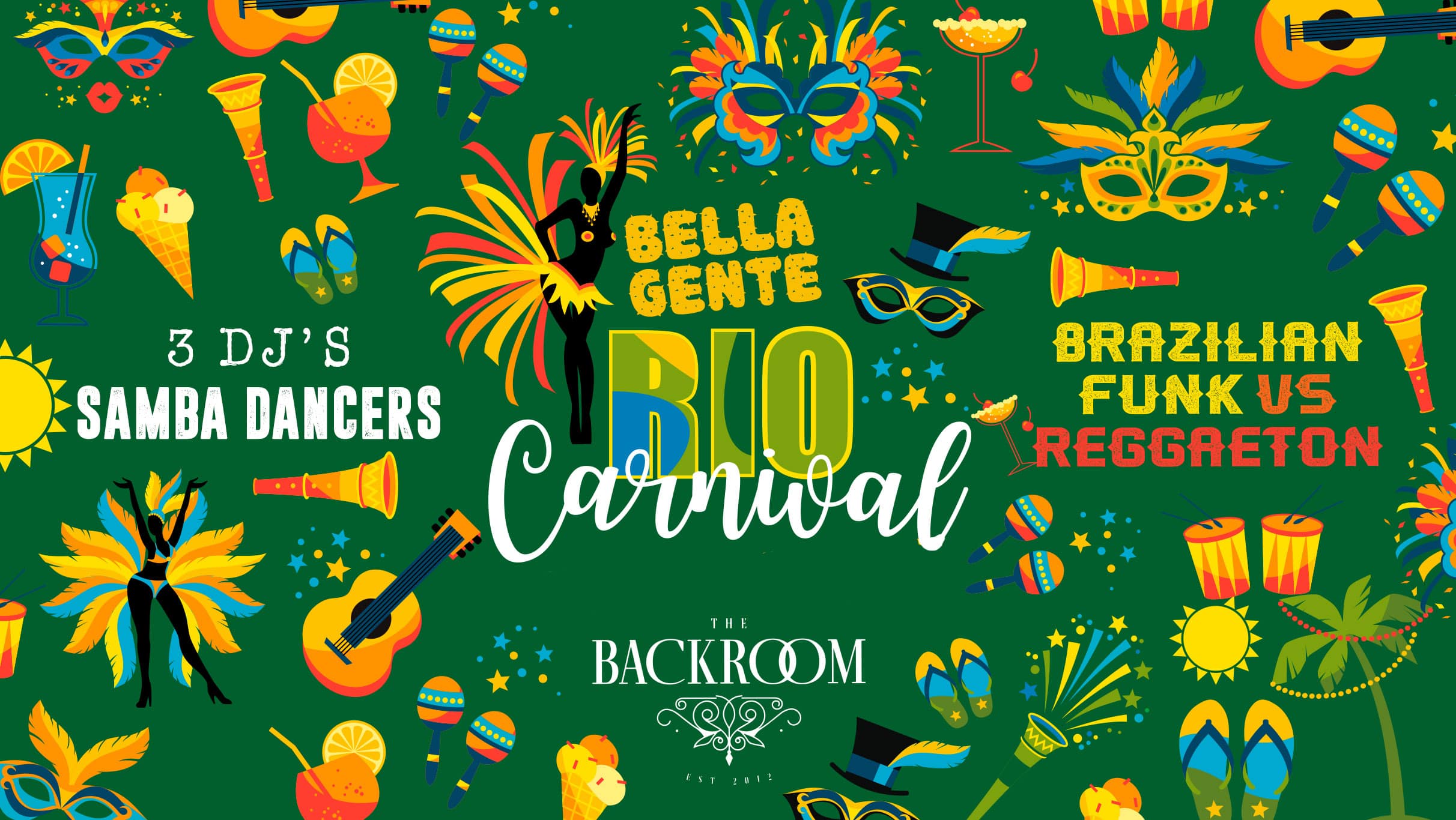 Leeds:: Rio Carnival x Reggaeton vs Brazilian Funk Party