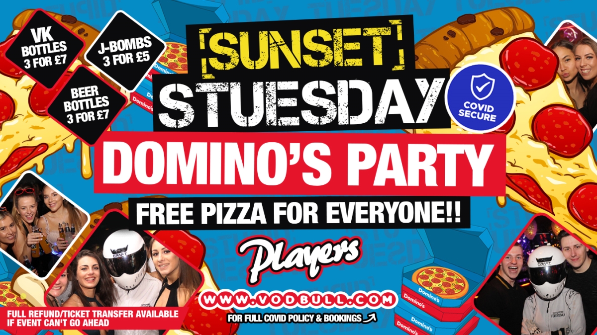 ☆ Sunset Stuesday x FREE Domino’s Party ☆