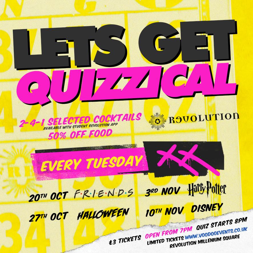 Lets Get Quizzical @ Revolution Electric Press – Harry Potter