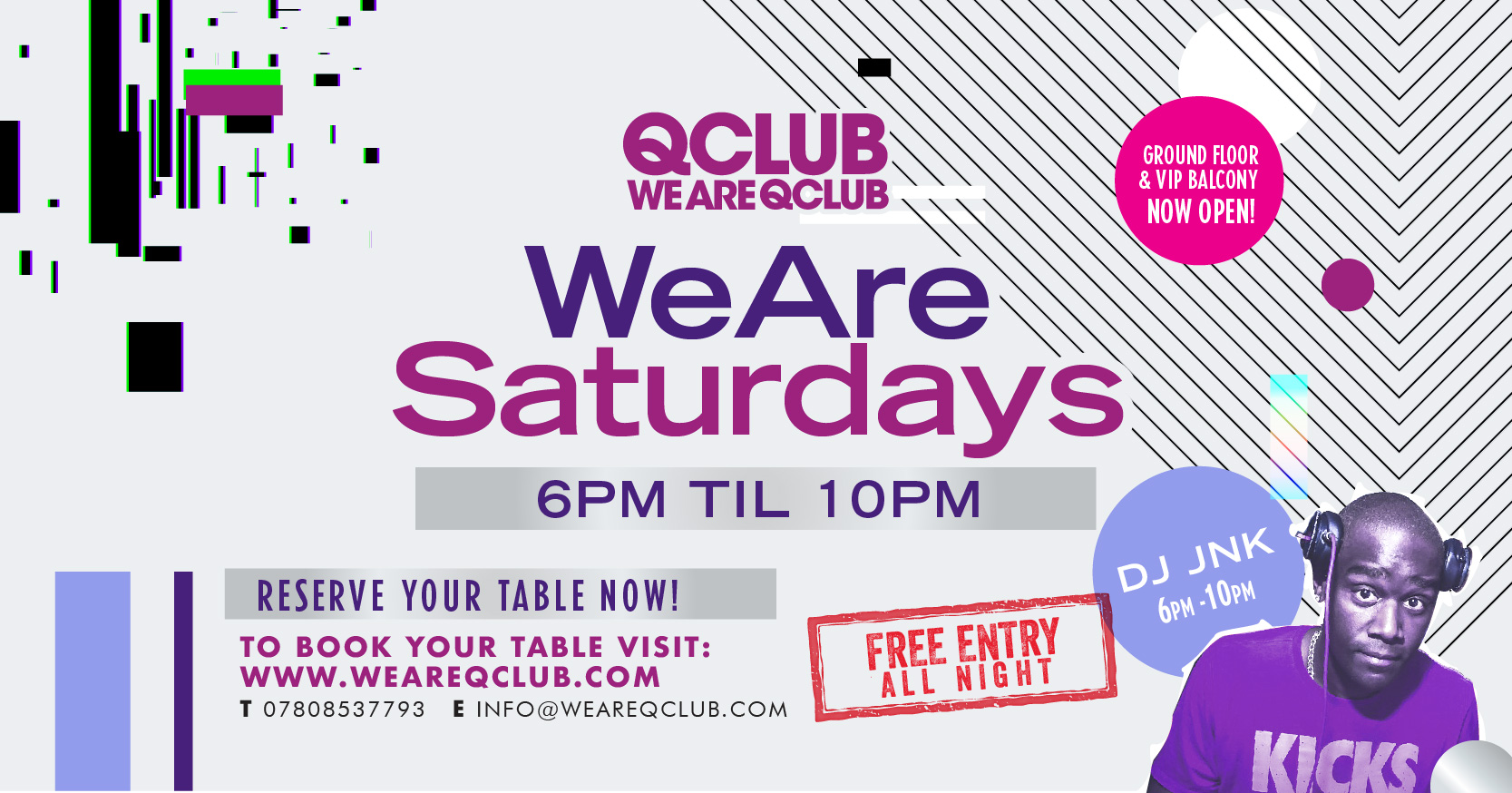 Q Club WeAreSaturdays! at Q Club, Reading on 10th Oct 2020 Fatsoma