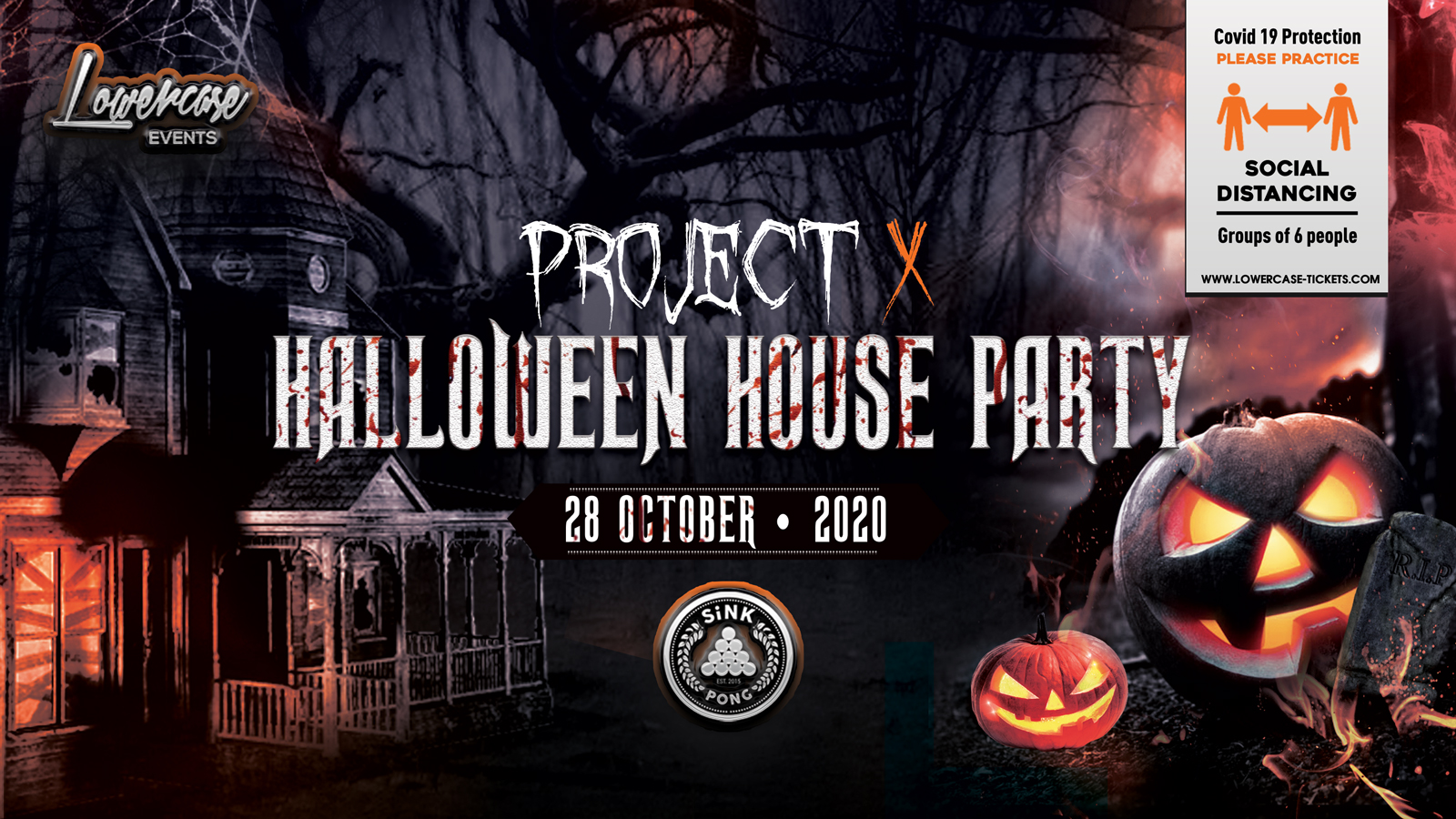 The Project X Hip Hop Halloween Party @ SiNK PONG! This event will sell out