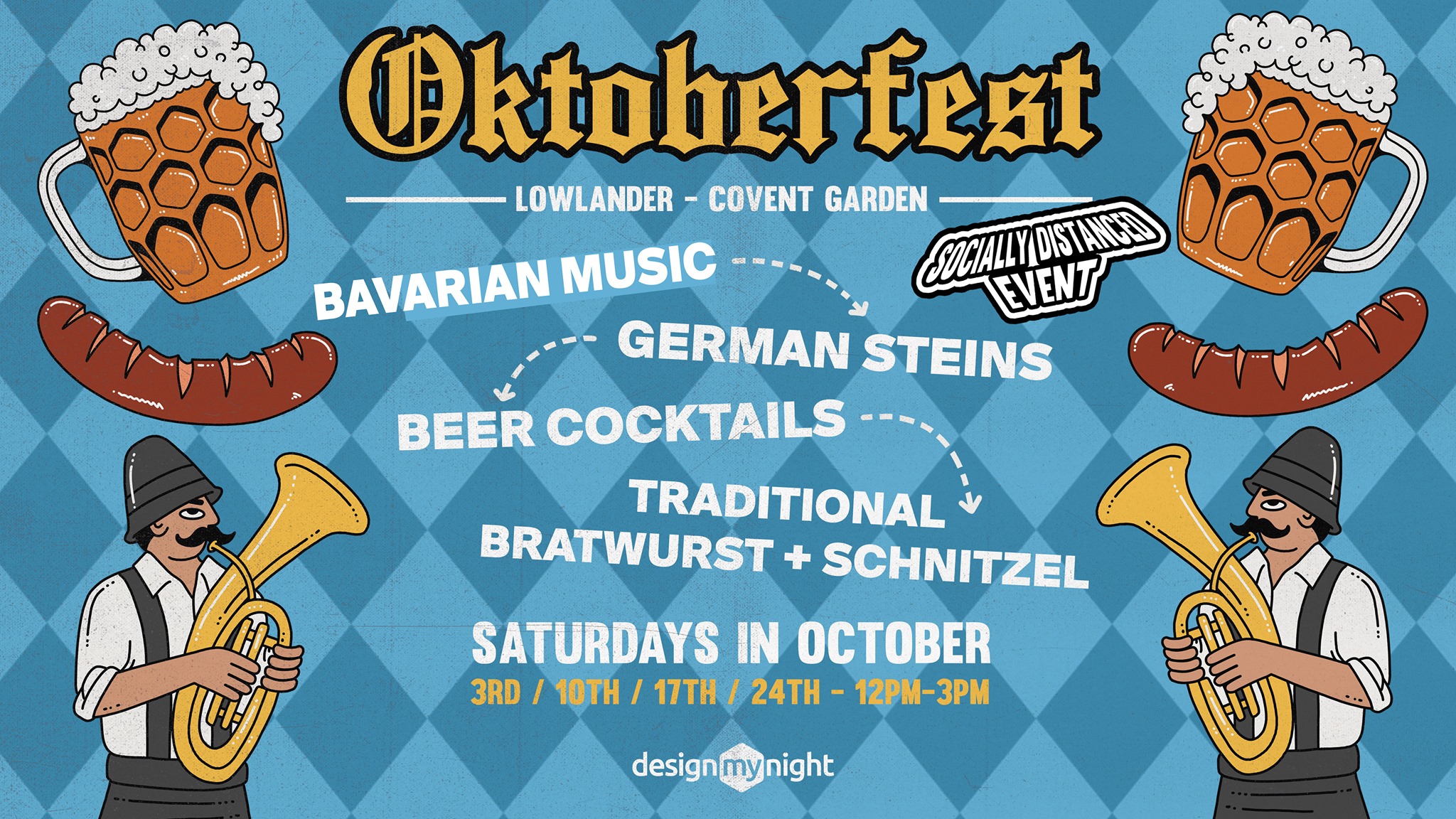 Oktoberfest Covent Garden - Saturday 10th October at Lowlander Grand