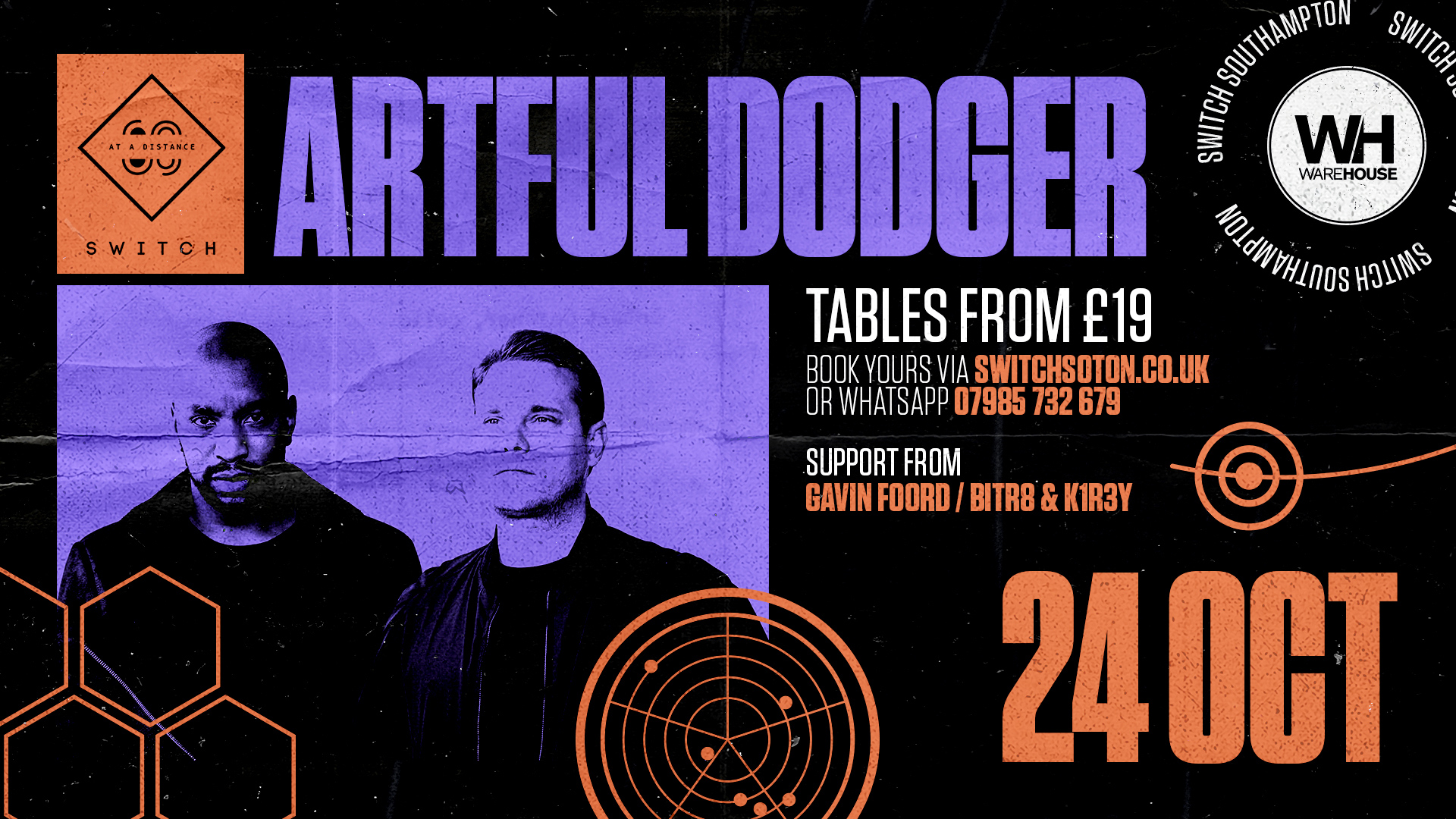 Warehouse Presents: Artful Dodger