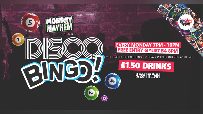 Monday Mayhem presents Disco Bingo