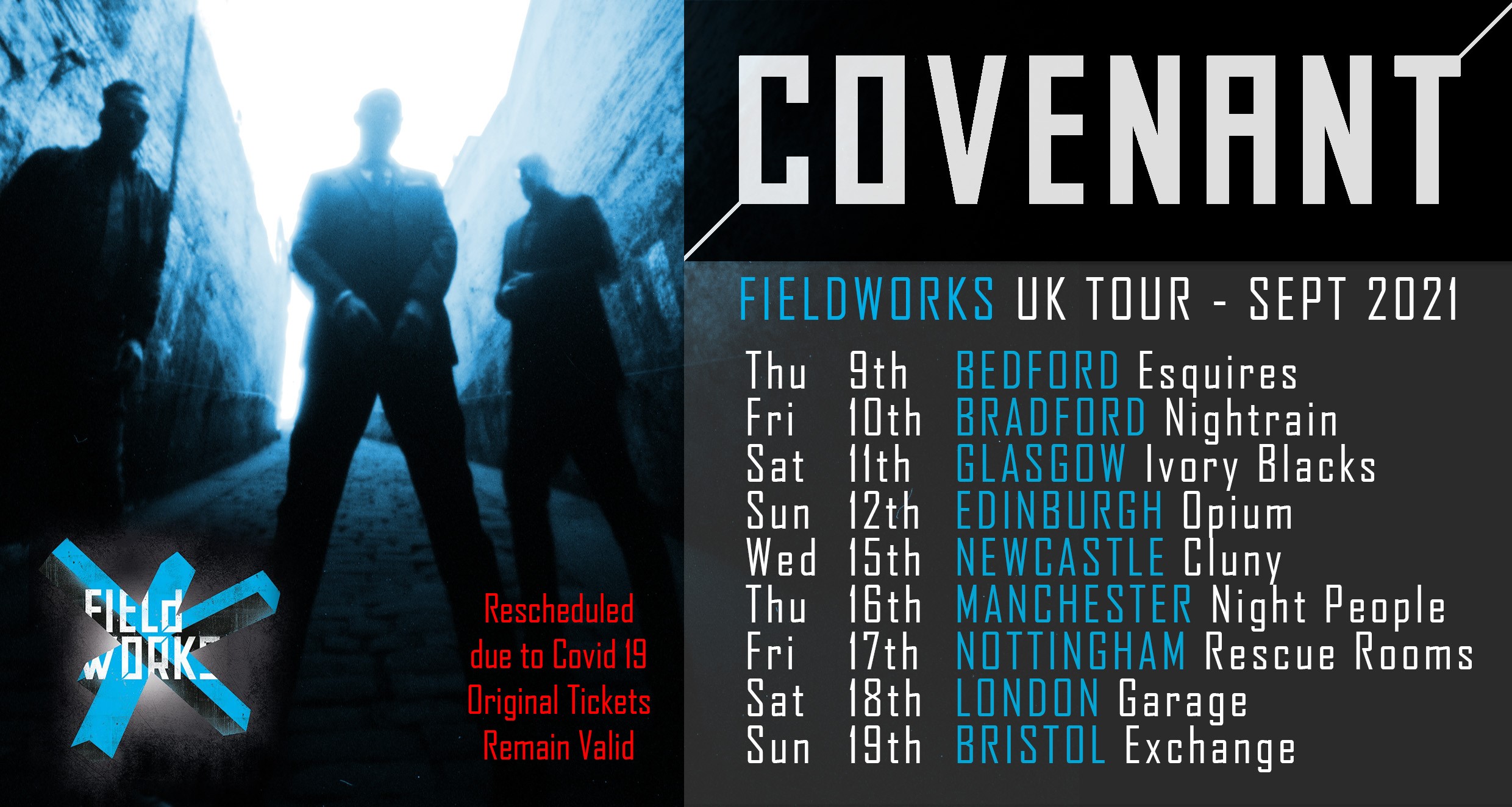 Covenant Fieldworks 2021 UK Tour – BRADFORD – NEW DATE