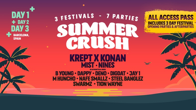 ALL ACCESS PASS – INCLUDES ALL THREE DAYS MAIN FESTIVAL / ALL OPENING & CLOSING BEACH PARTIES / ALL AFTERPARTIES
