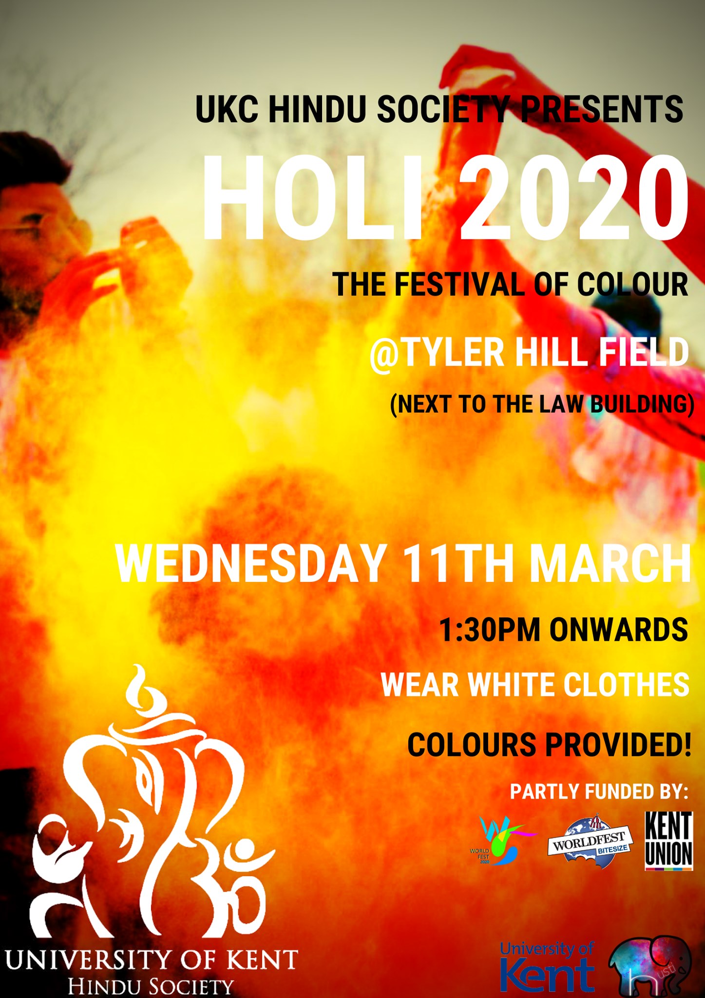 ॐ Holi 2020 ॐ DAYTIME Event Canterbury