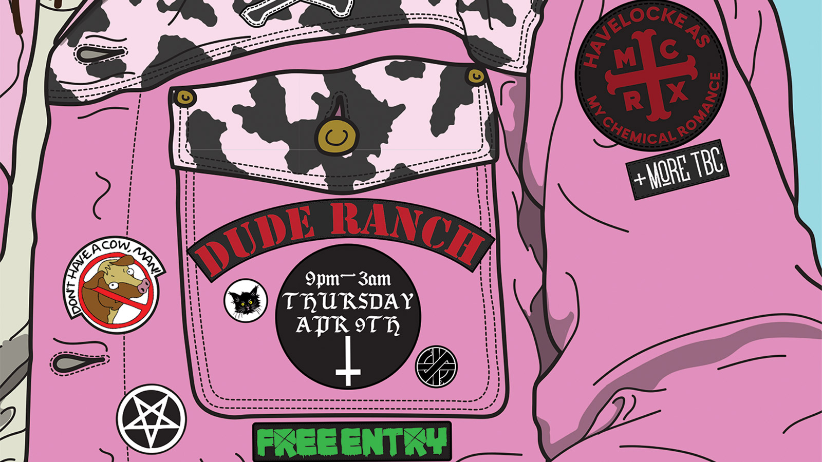*POSTPONED* DUDE RANCH: Havelocke + Just The Tip