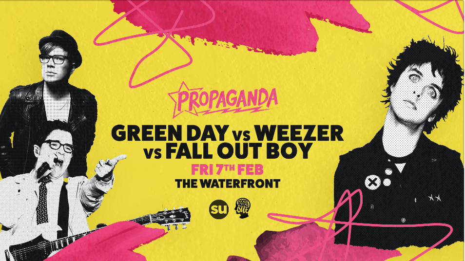 Propaganda Norwich – Green Day Vs Weezer Vs Fall Out Boy