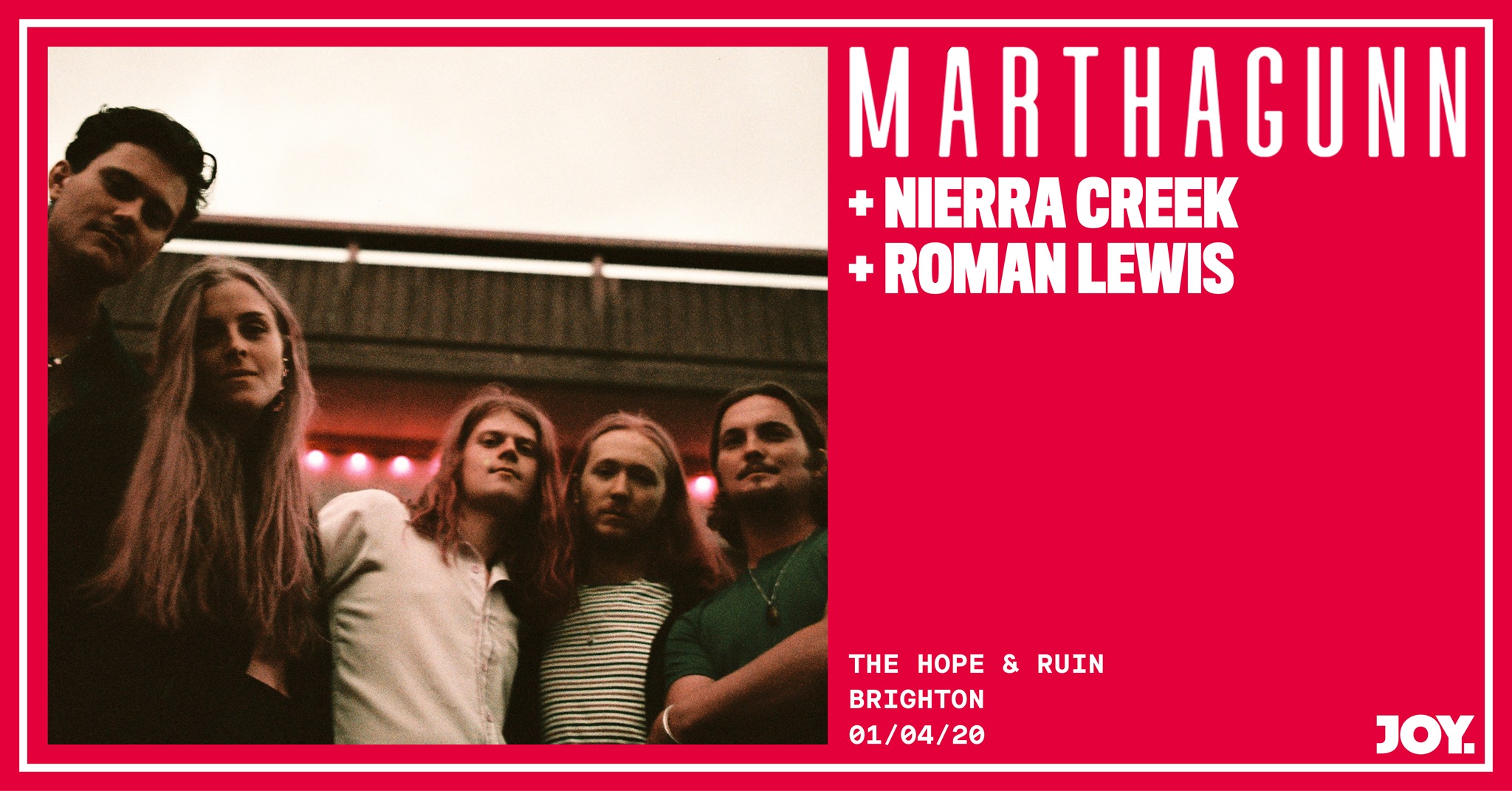 *POSTPONED* MarthaGunn + Nierra Creek + Roman Lewis