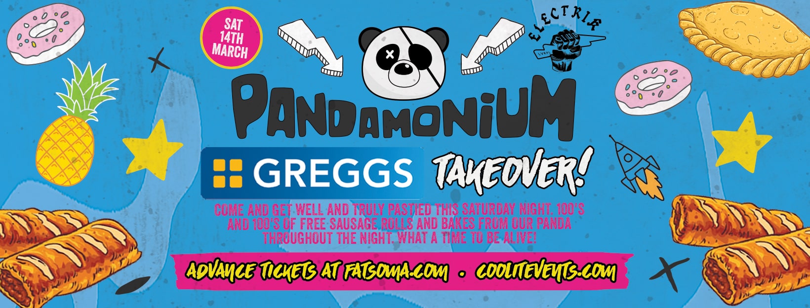 Pandamonium Saturdays – The Greggs Takeover!