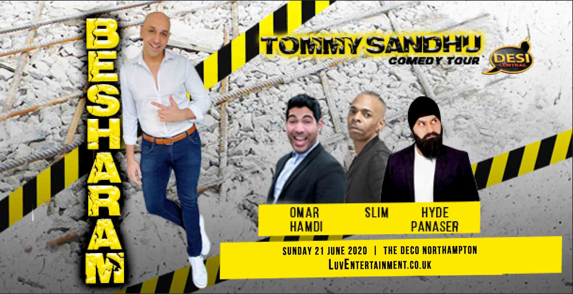TOMMY SANDHU : BESHARAM TOUR – CARDIFF