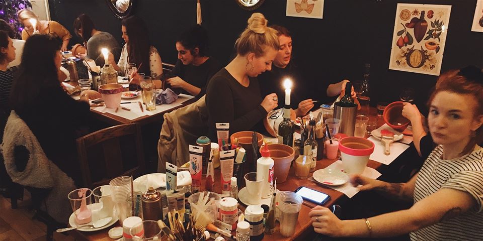 Cult Milk: Painted Plant Pots