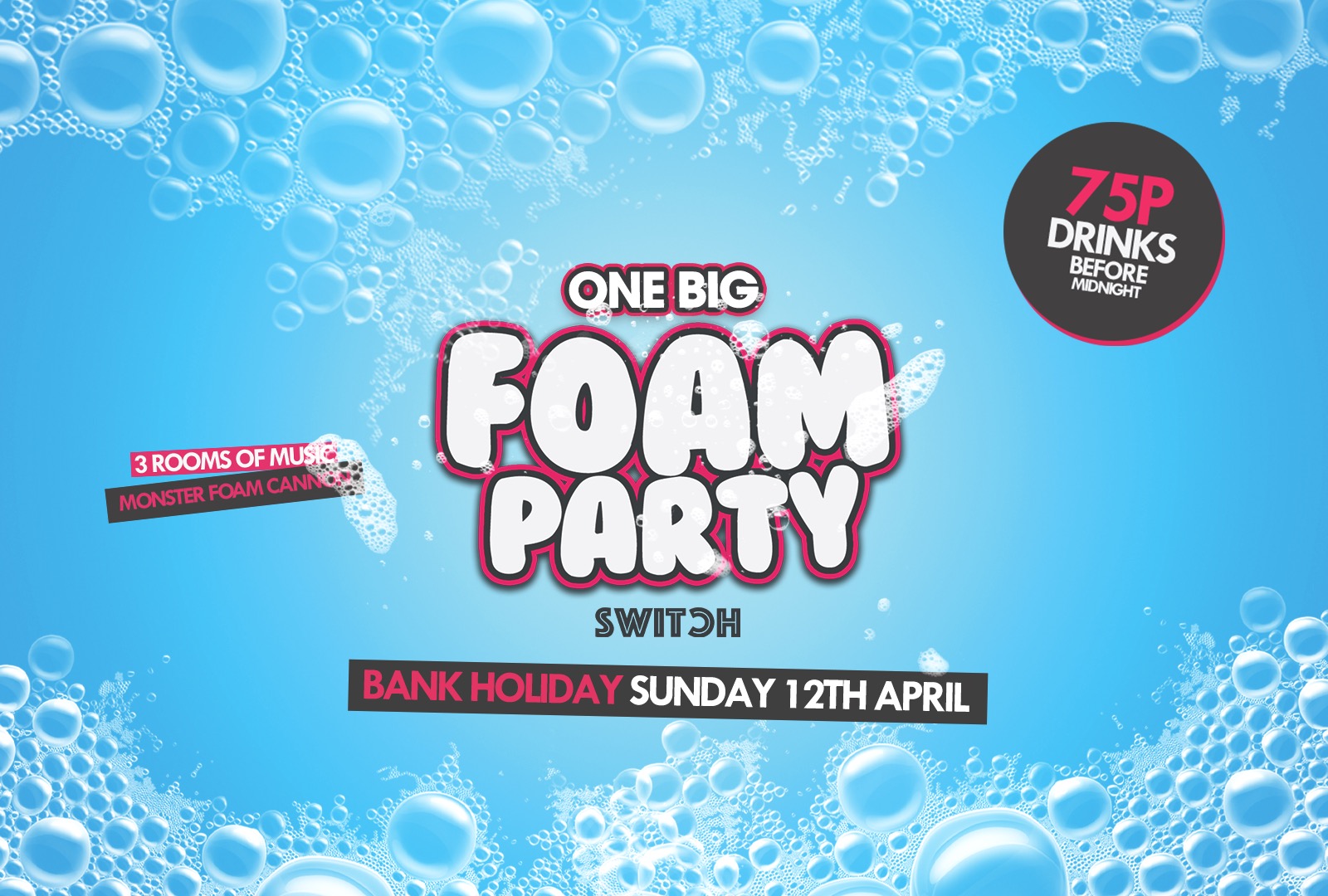 Easter Sunday One Big Foam Party