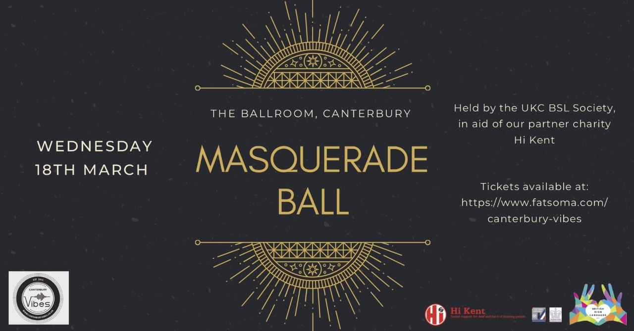 MASQUERADE BALL Fundraiser Canterbury