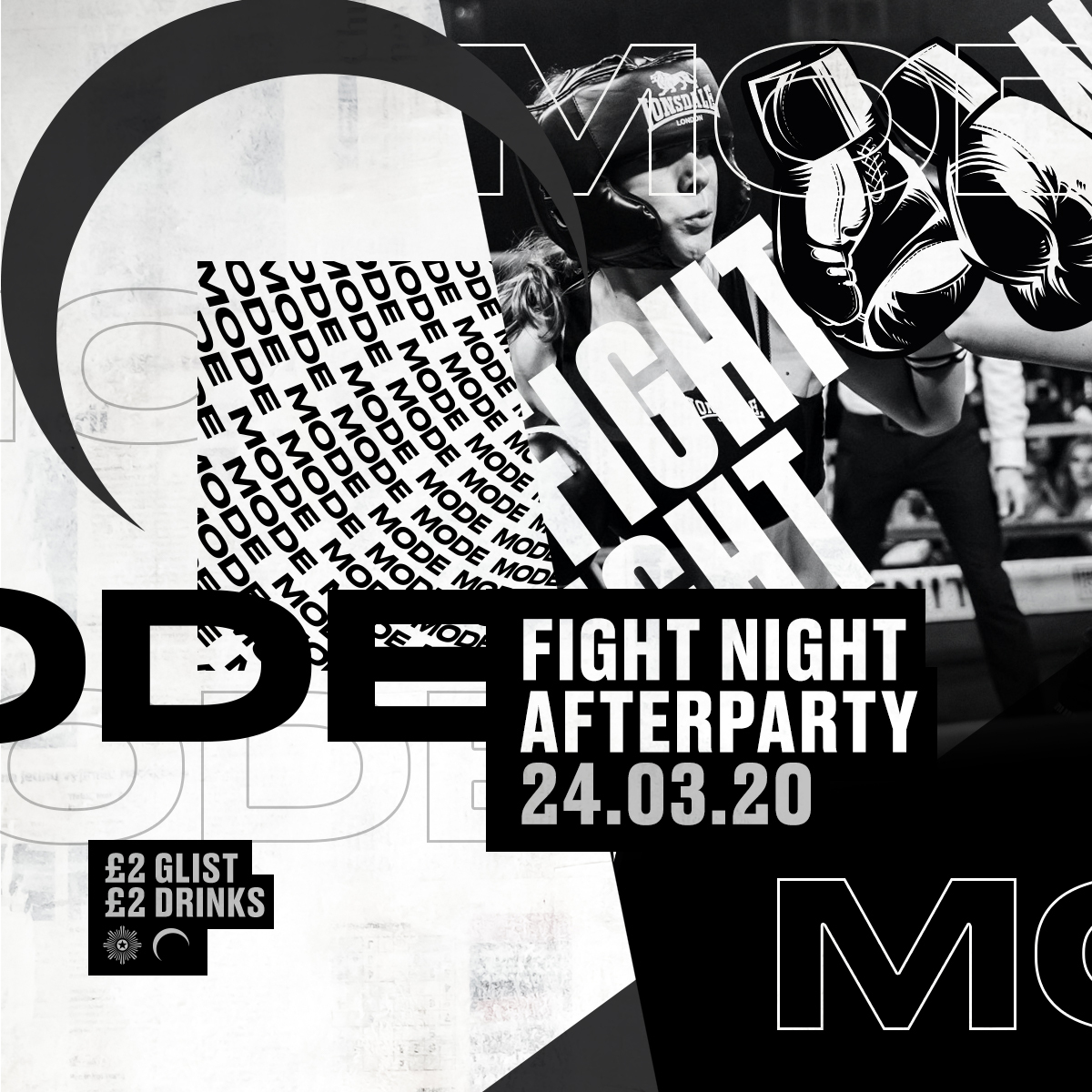 Mode Tuesdays | Fight Night After Party – 24th March