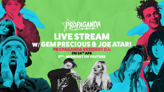 Propaganda YouTube Livestream with Gem Precious and Joe Atari (Propaganda resident DJs)